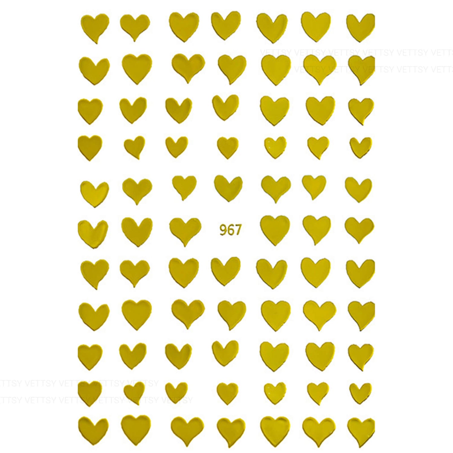 Nail Stickers-Heart - Vettsy