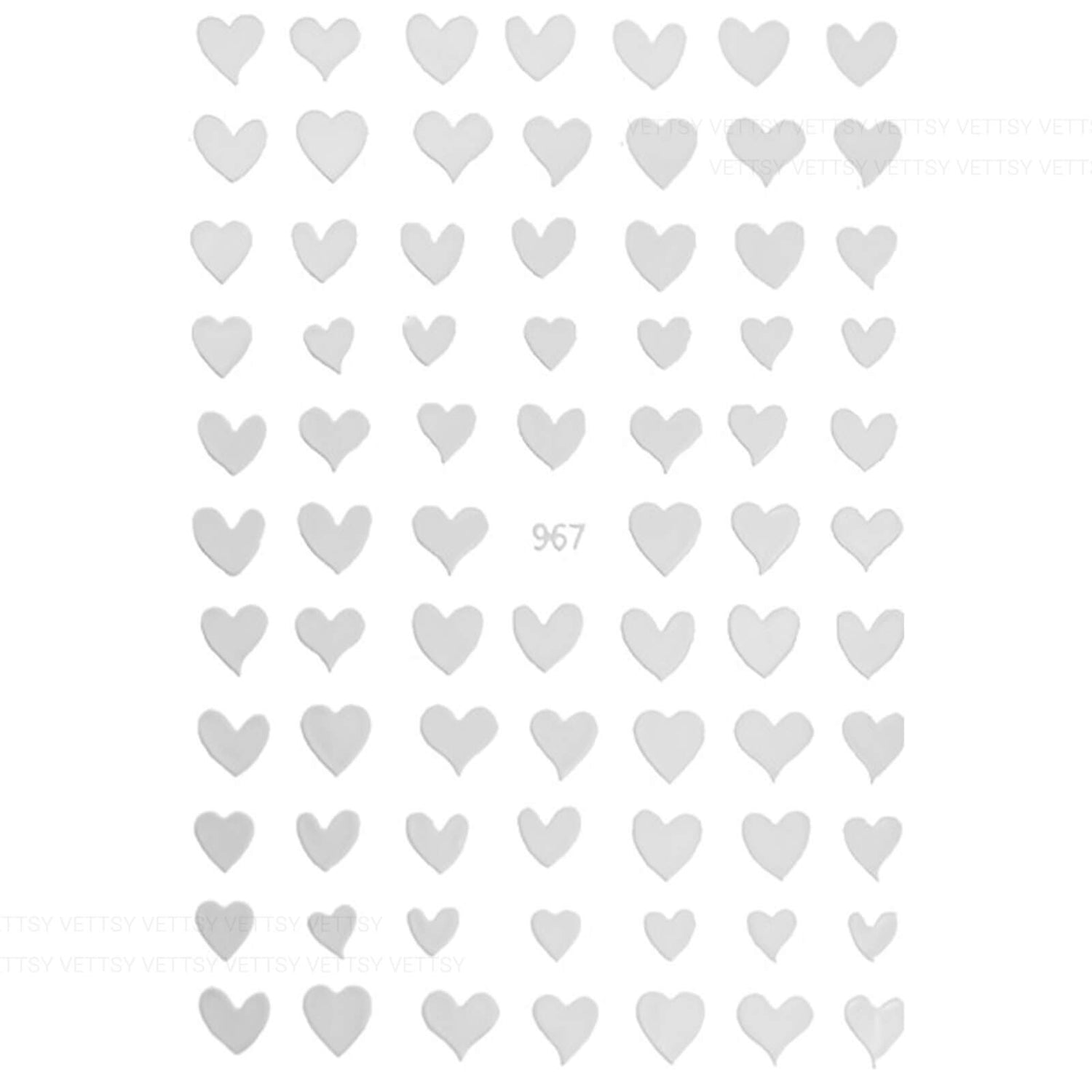 Nail Stickers-Heart - Vettsy