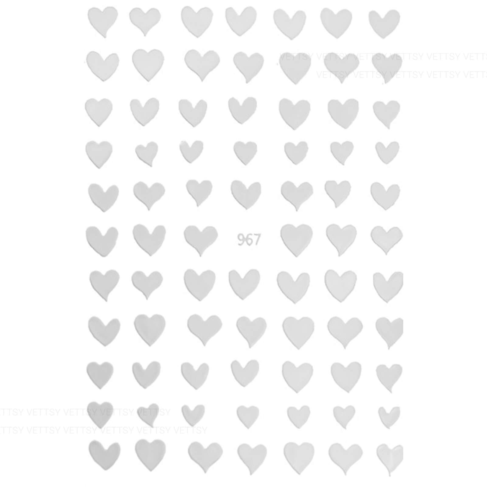 Nail Stickers-Heart - Vettsy
