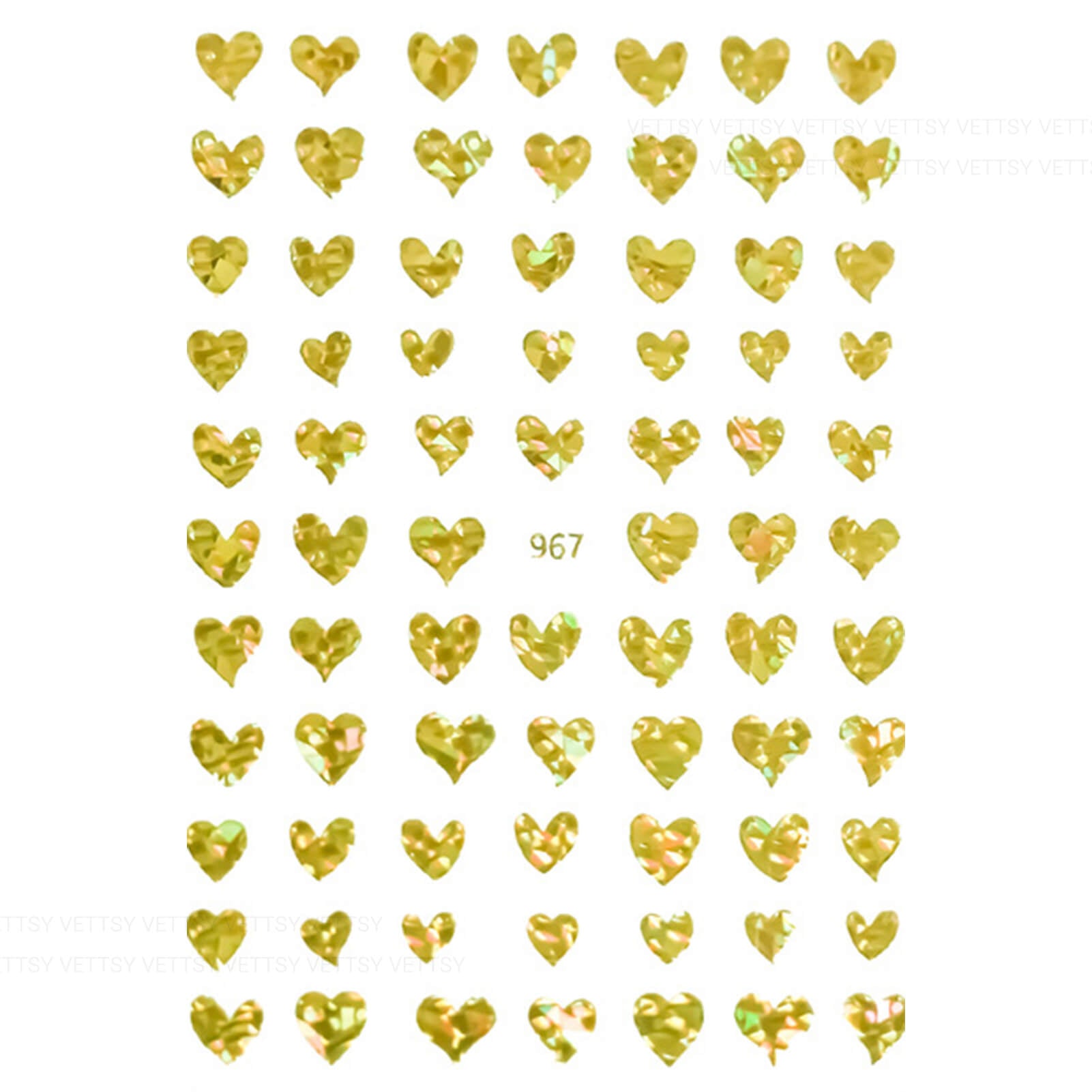 Nail Stickers-Heart - Vettsy