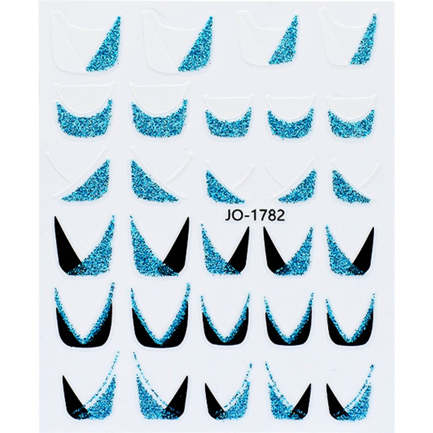 French-Nail-art-Stickers-Glitter-blue
