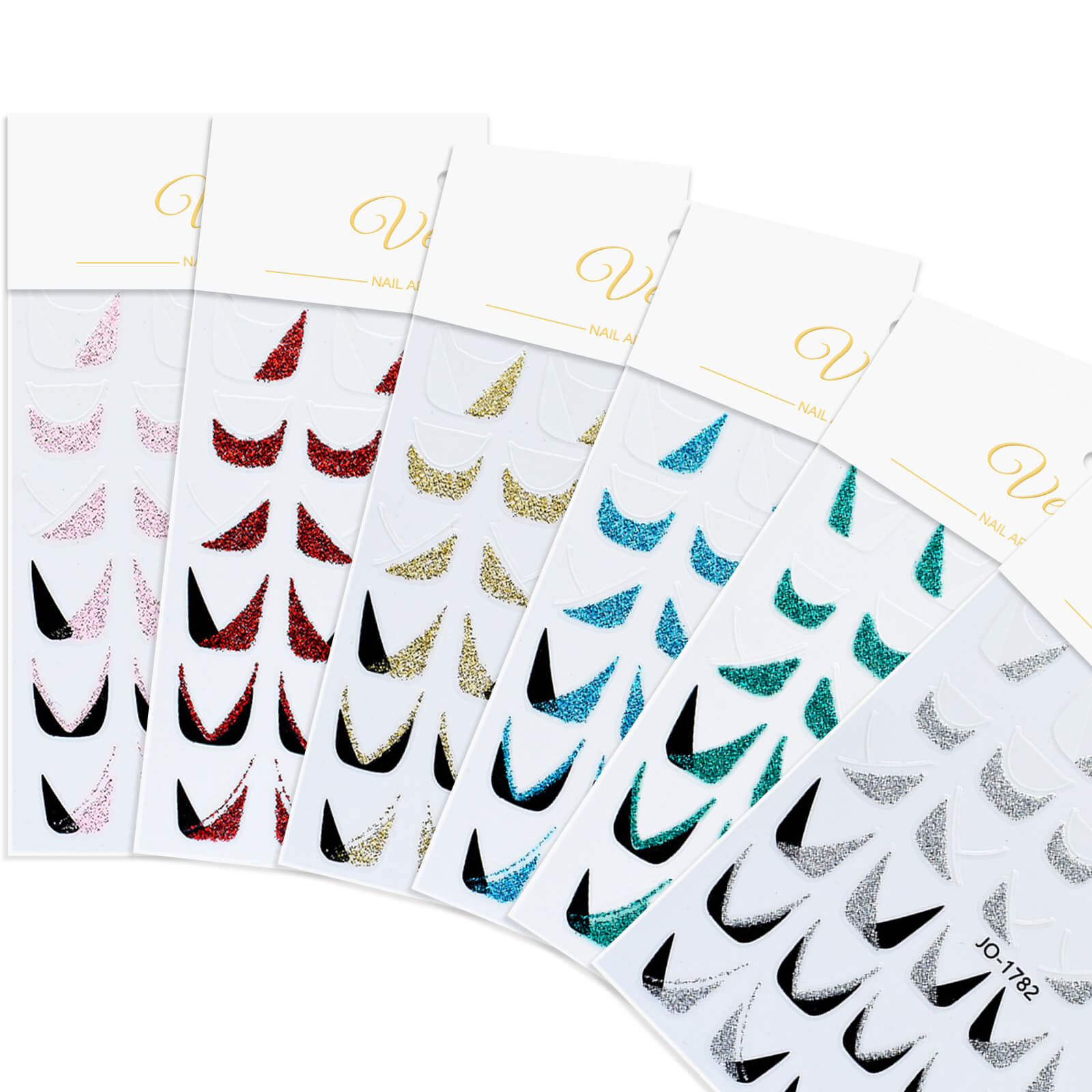    French-Nail-art-Stickers-Glitter-set-all