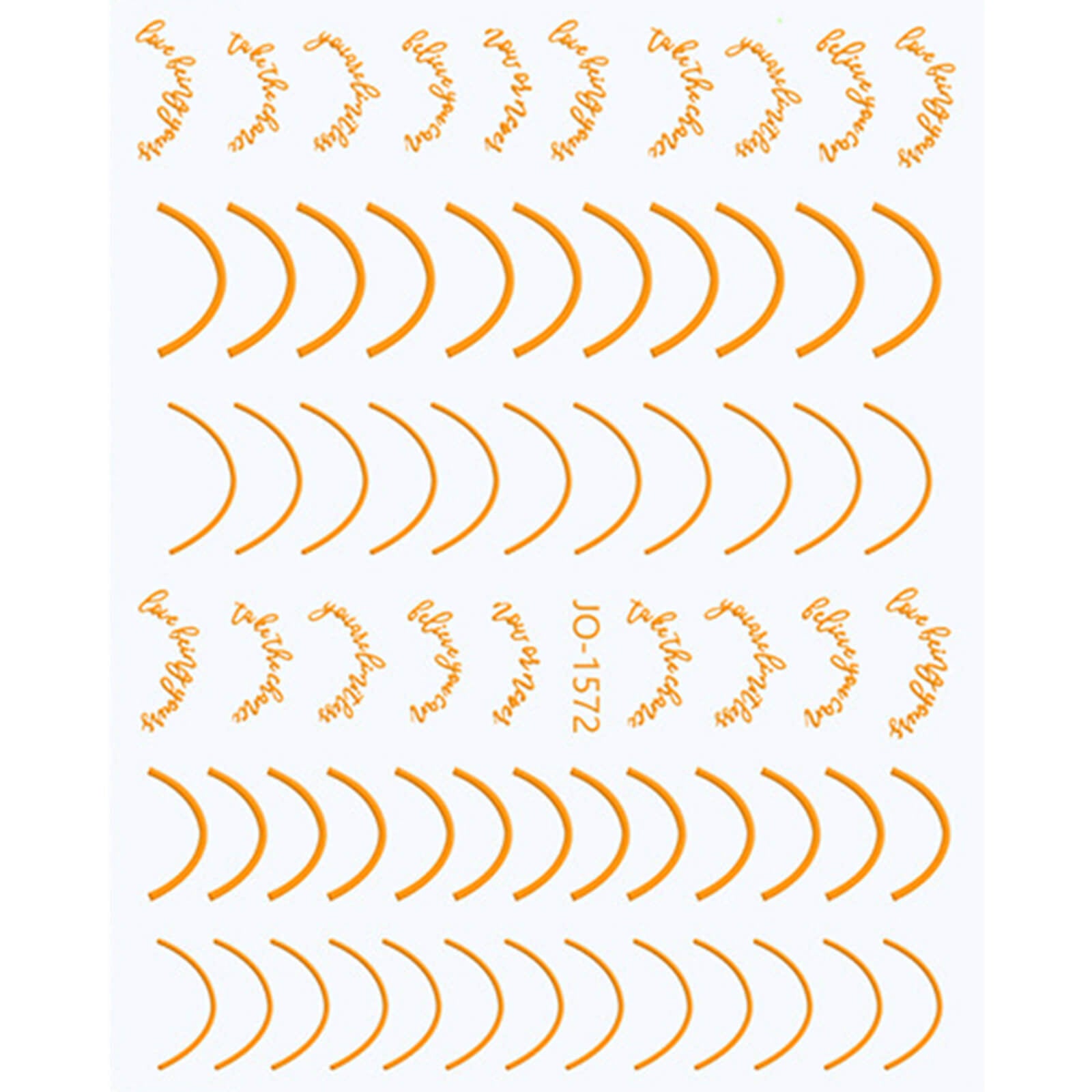 French Nail Stickers-Smile Line