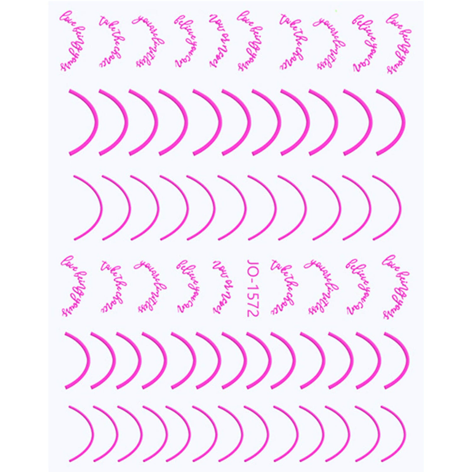 French Nail Stickers-Smile Line