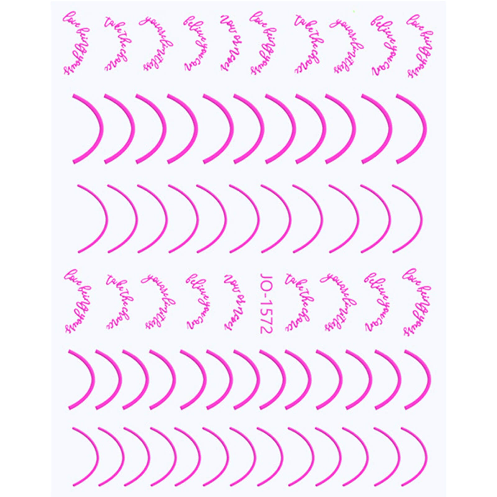French Nail Stickers-Smile Line