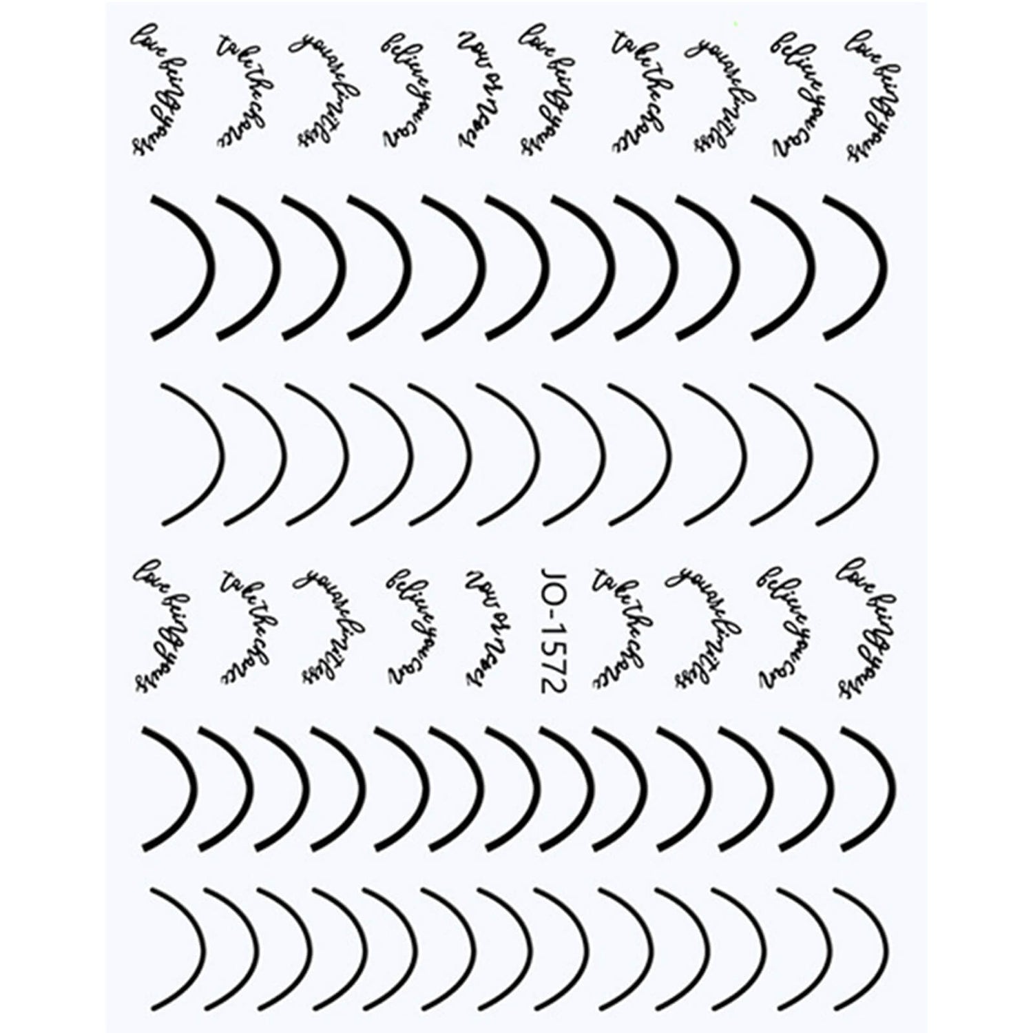 French Nail Stickers-Smile Line