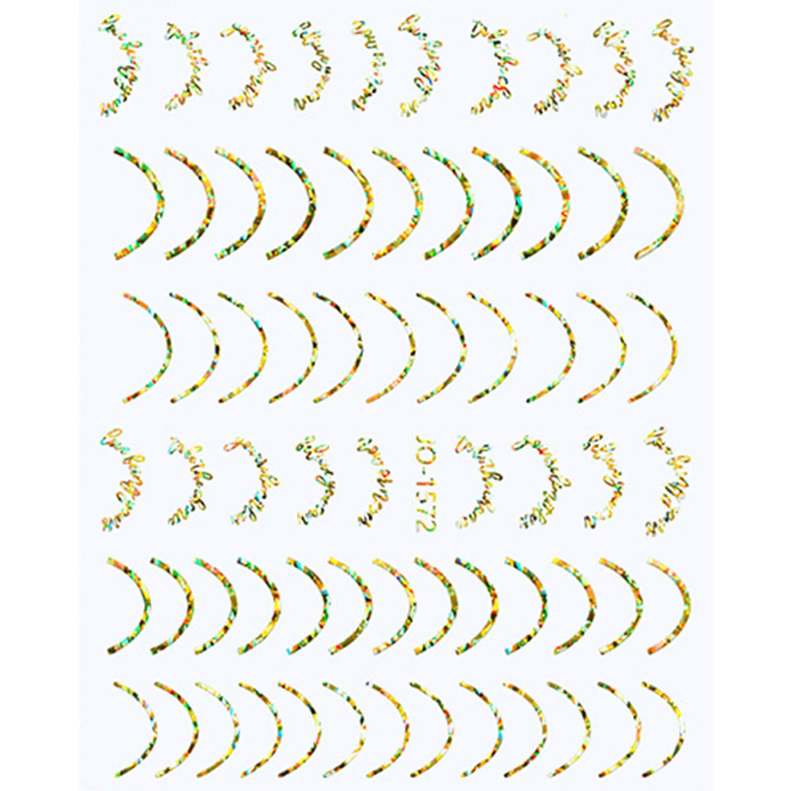 French Nail Stickers-Smile Line