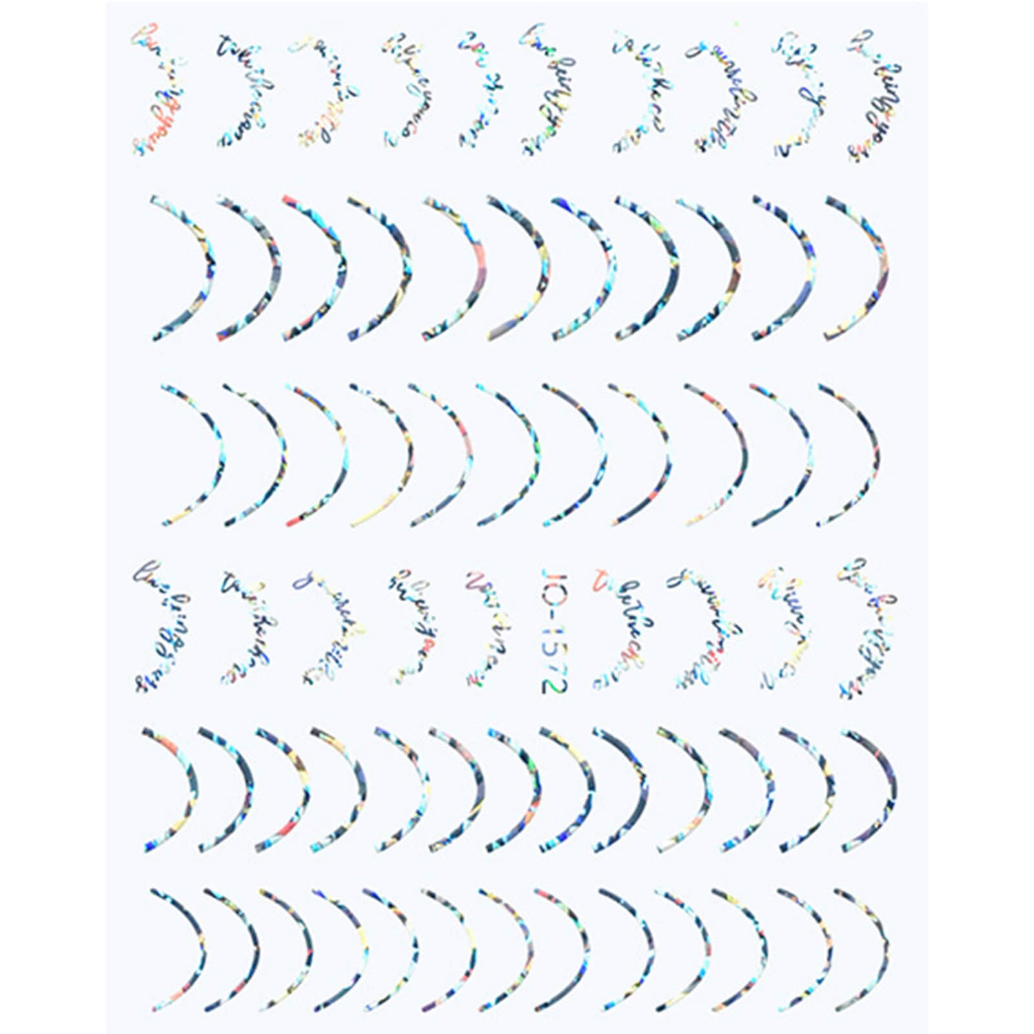 French Nail Stickers-Smile Line