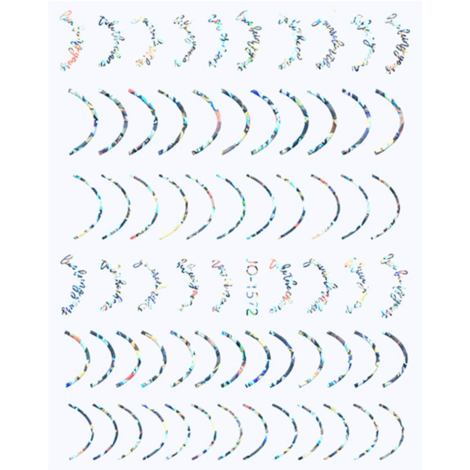 French Nail Stickers-Smile Line
