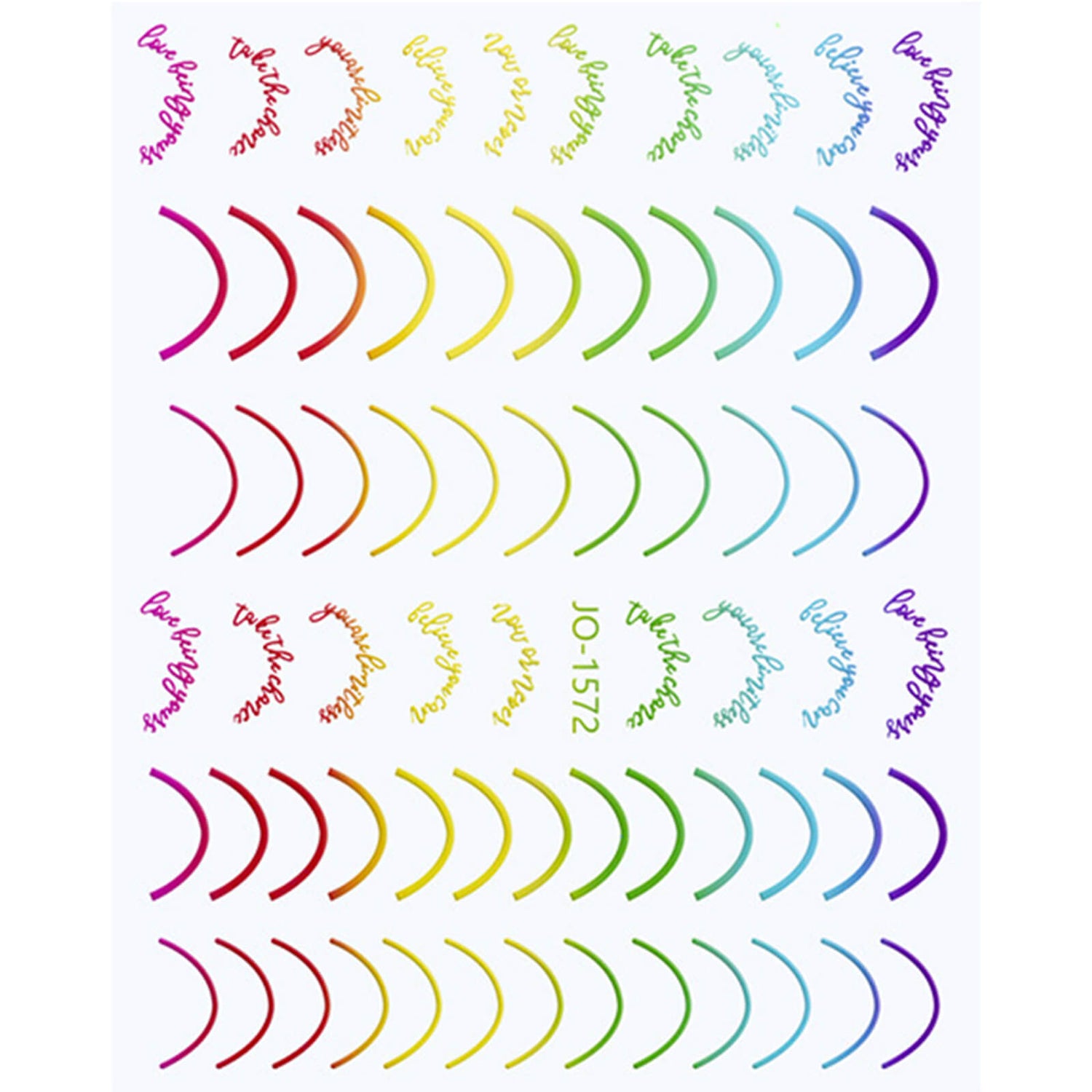 French Nail Stickers-Smile Line