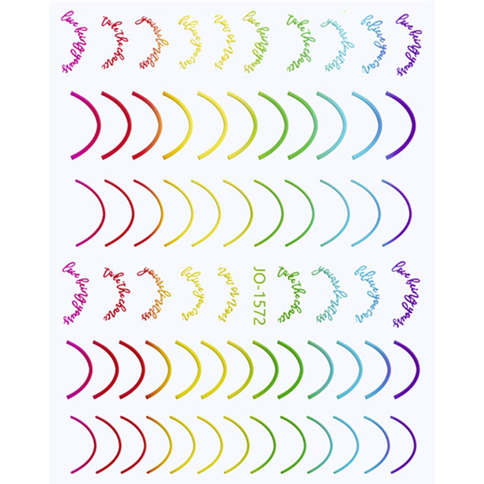 French Nail Stickers-Smile Line