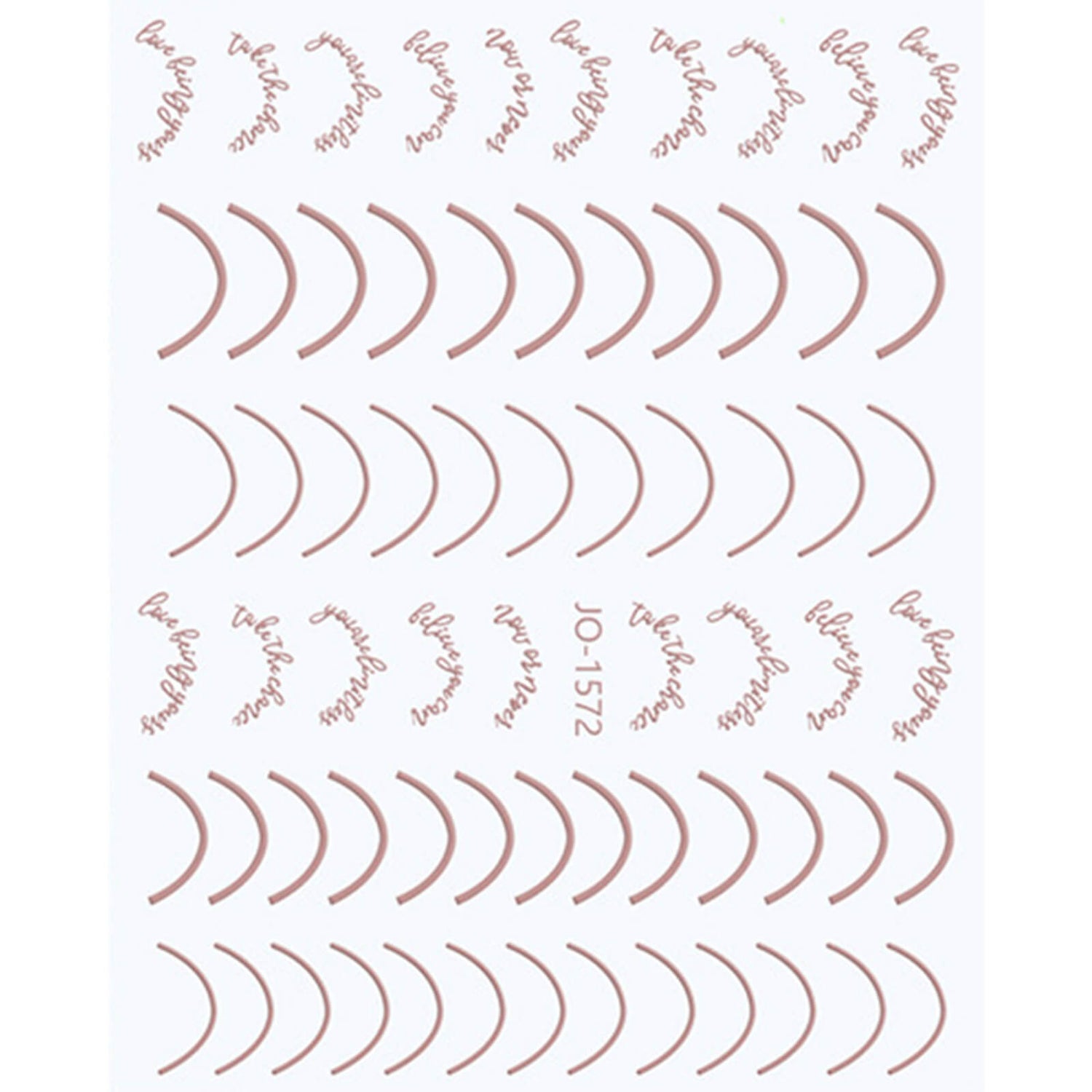 French Nail Stickers-Smile Line