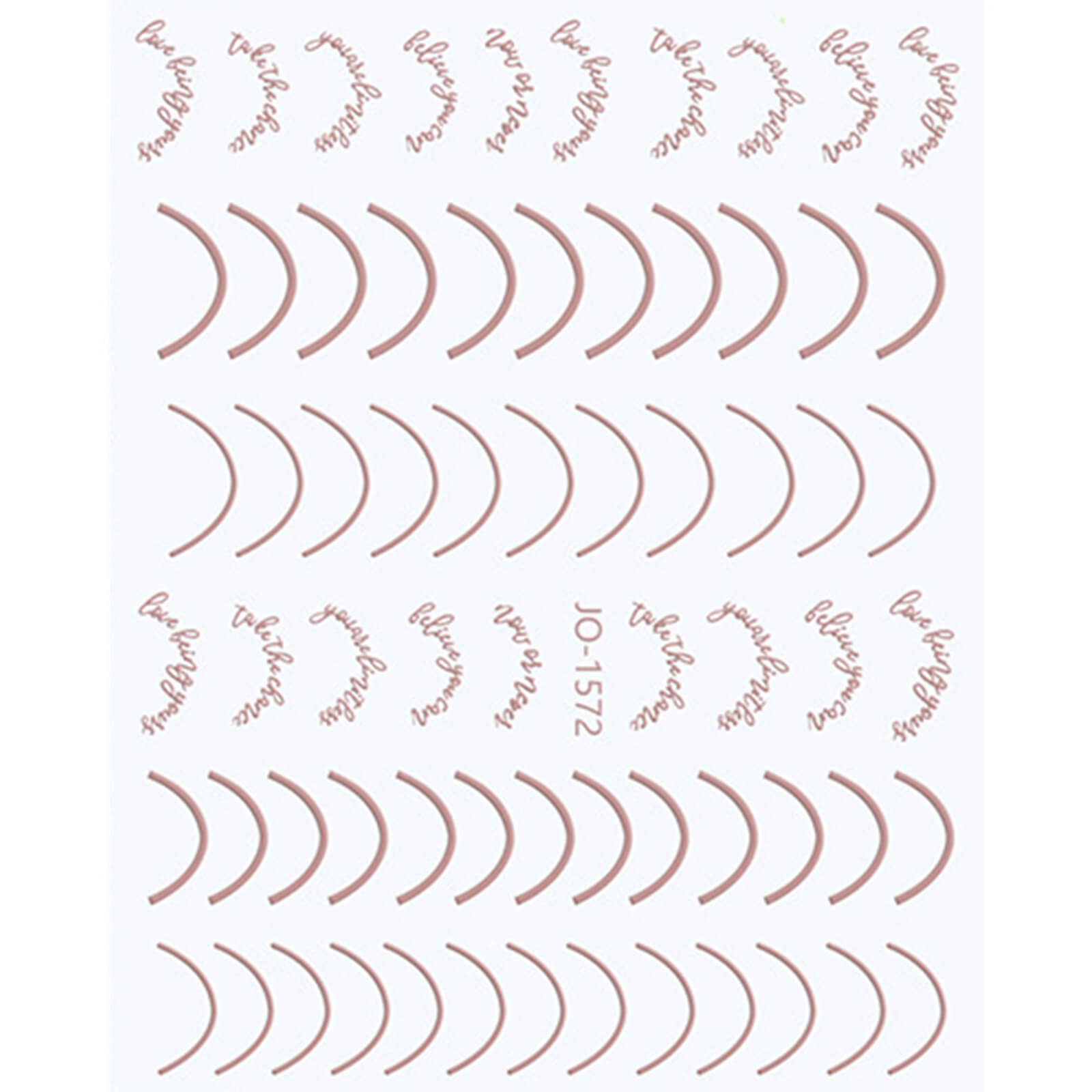 French Nail Stickers-Smile Line