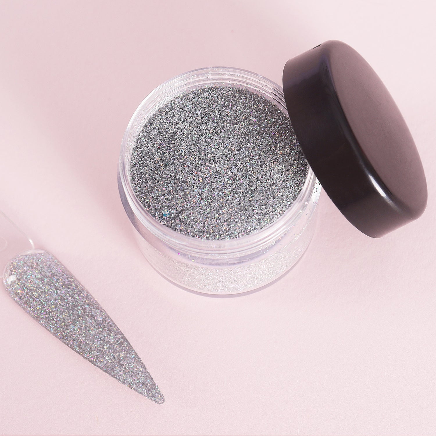 Nail Glitters-Laser Silver