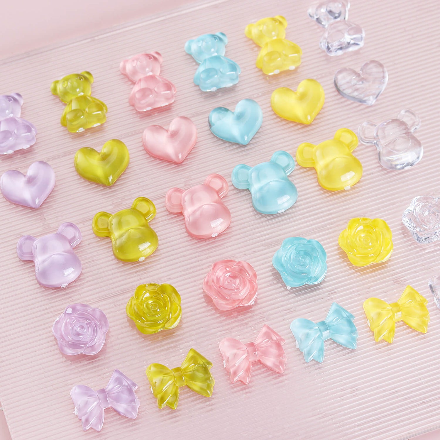 Kawaii Color Display Swatches-Bow