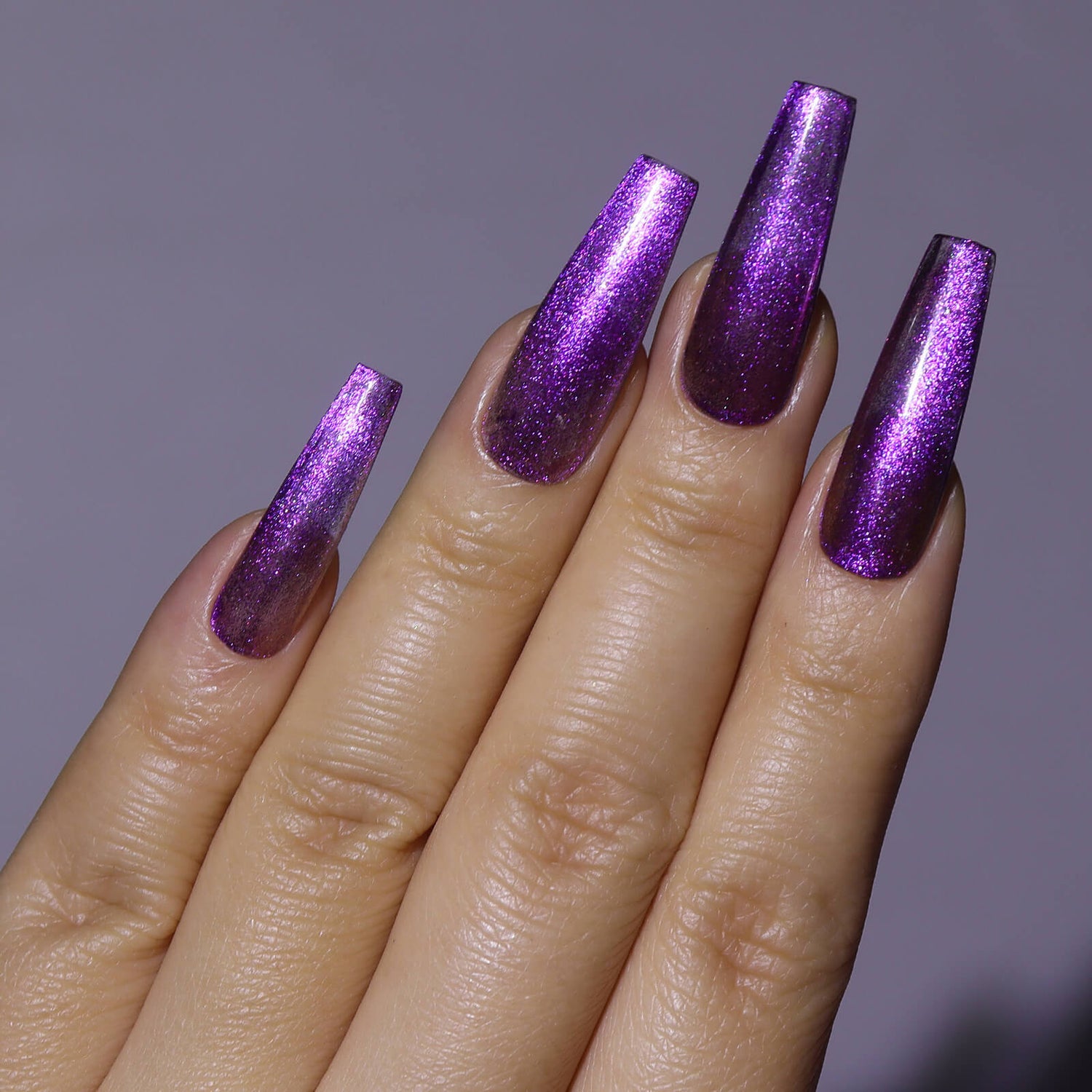 Amethyst Dark Purple Mirror Nail Art Powder | Maniology