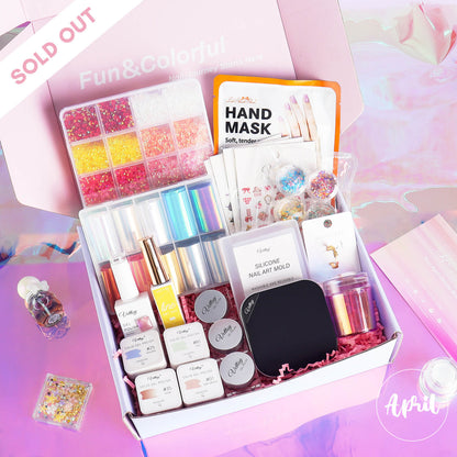     Monthly-Subscription-Nail-Box-Deluxe-April-sold-out