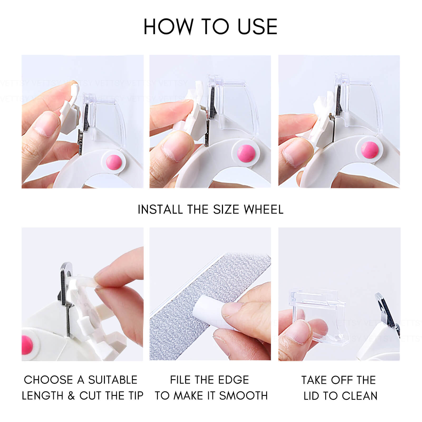 French Edge Tip Cutter Nail Tip Cutter Nail Manicure Products Acrylic Nail  Clipper Tools | Kelly Beauty Care