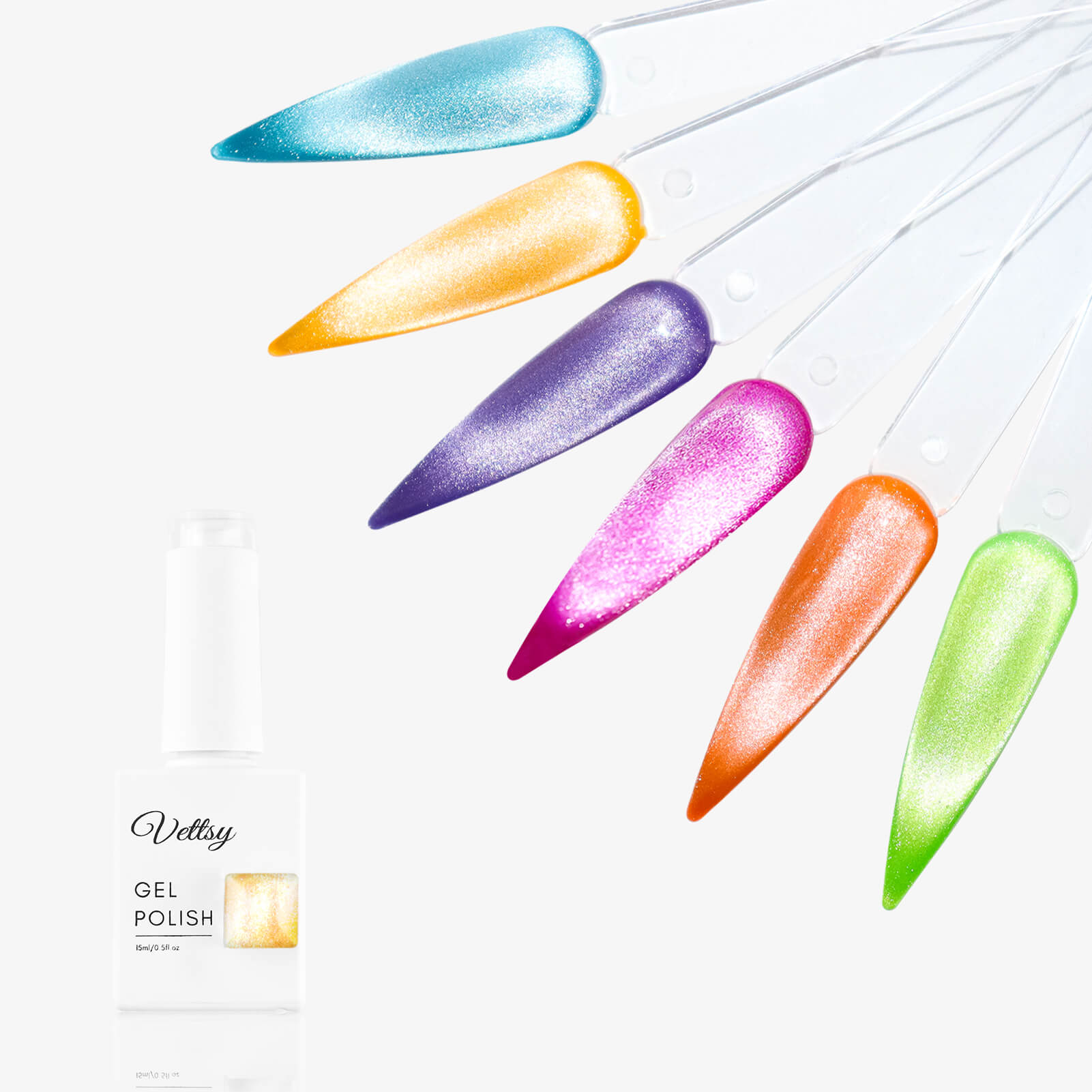 Cat Eye Gel Set-Flowery - Vettsy