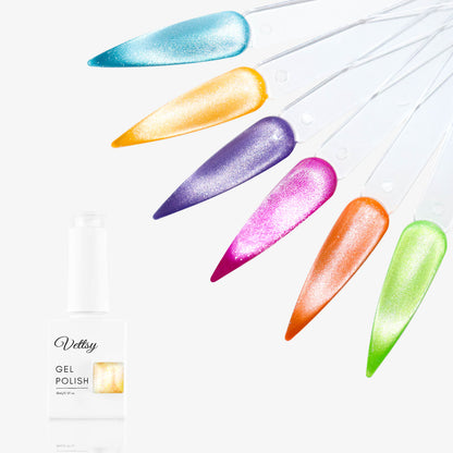 Cat Eye Gel Set-Flowery - Vettsy