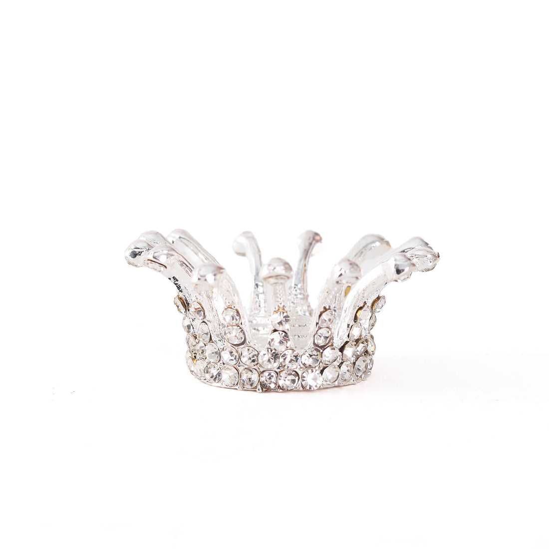 crown-brush-holder-silver