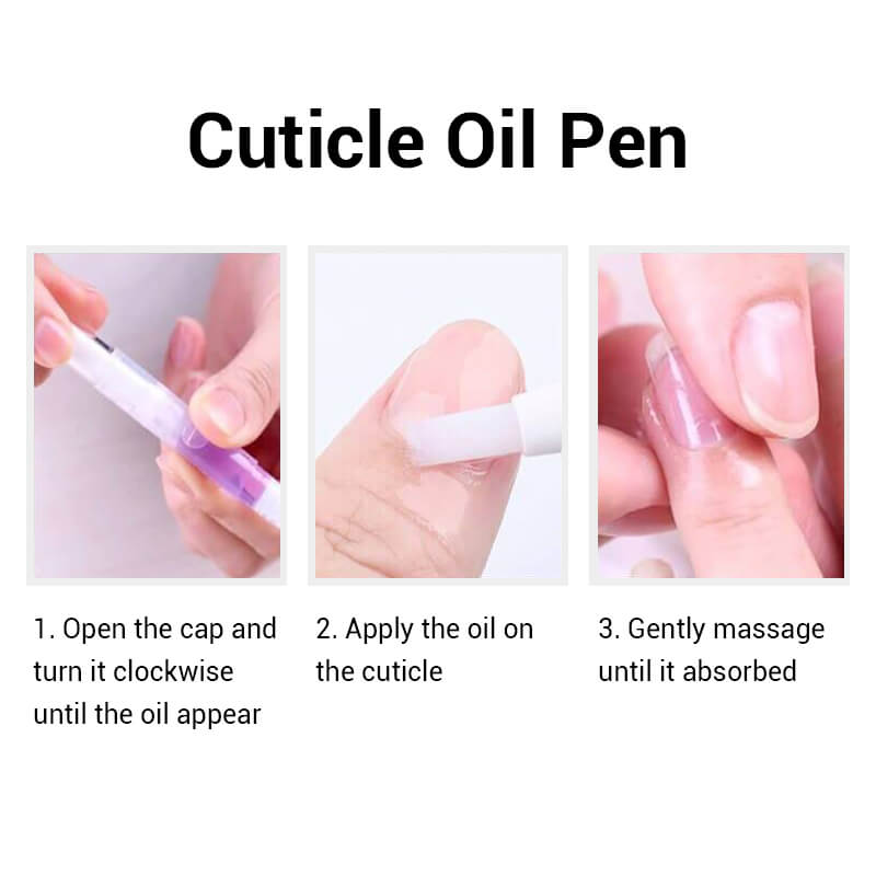 4PCS 5ml Nail Cuticle Oil Pen Manicure Soften Pen VT202314 - Vettsy