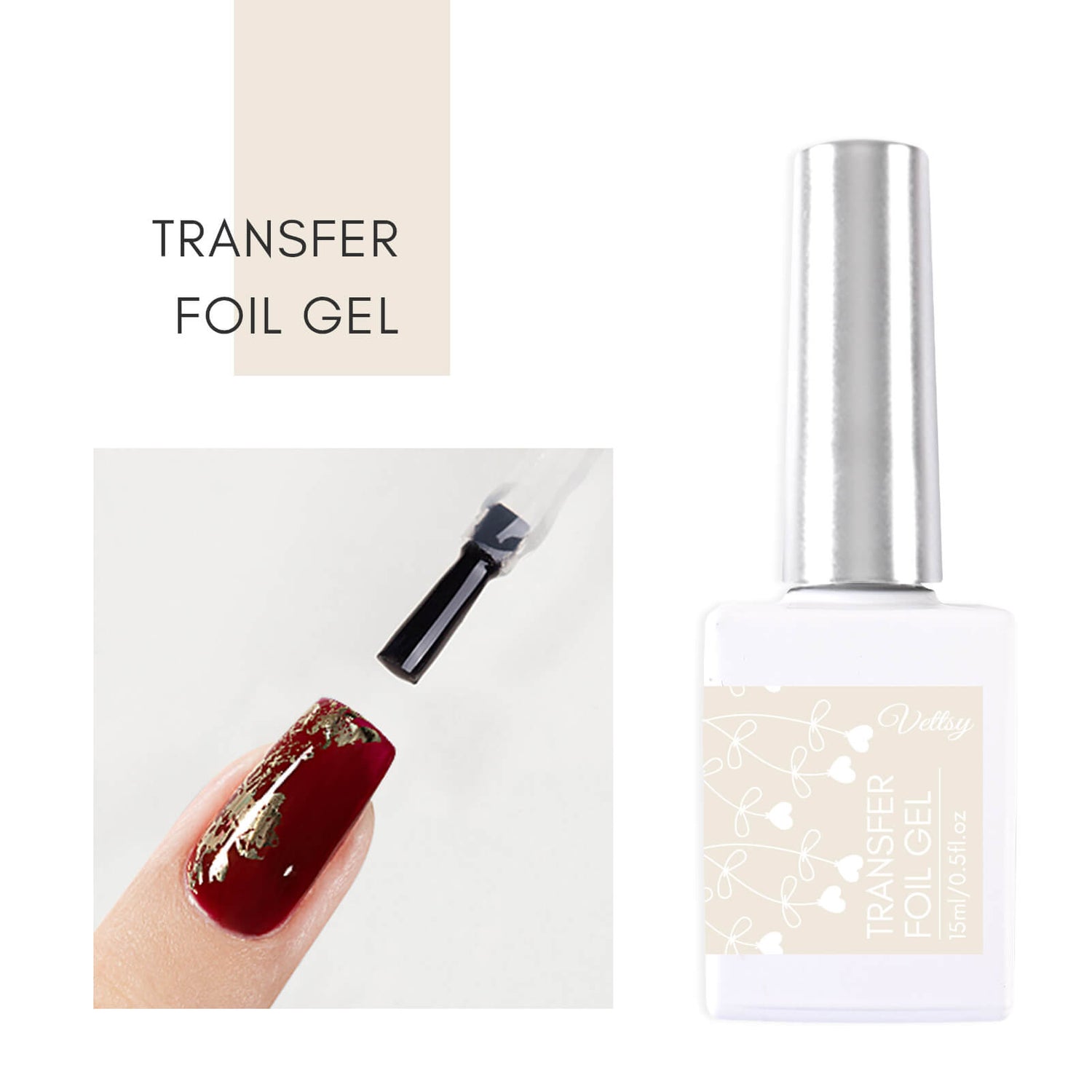 Nail Essentials Gel Polish Foil Transfer Gel