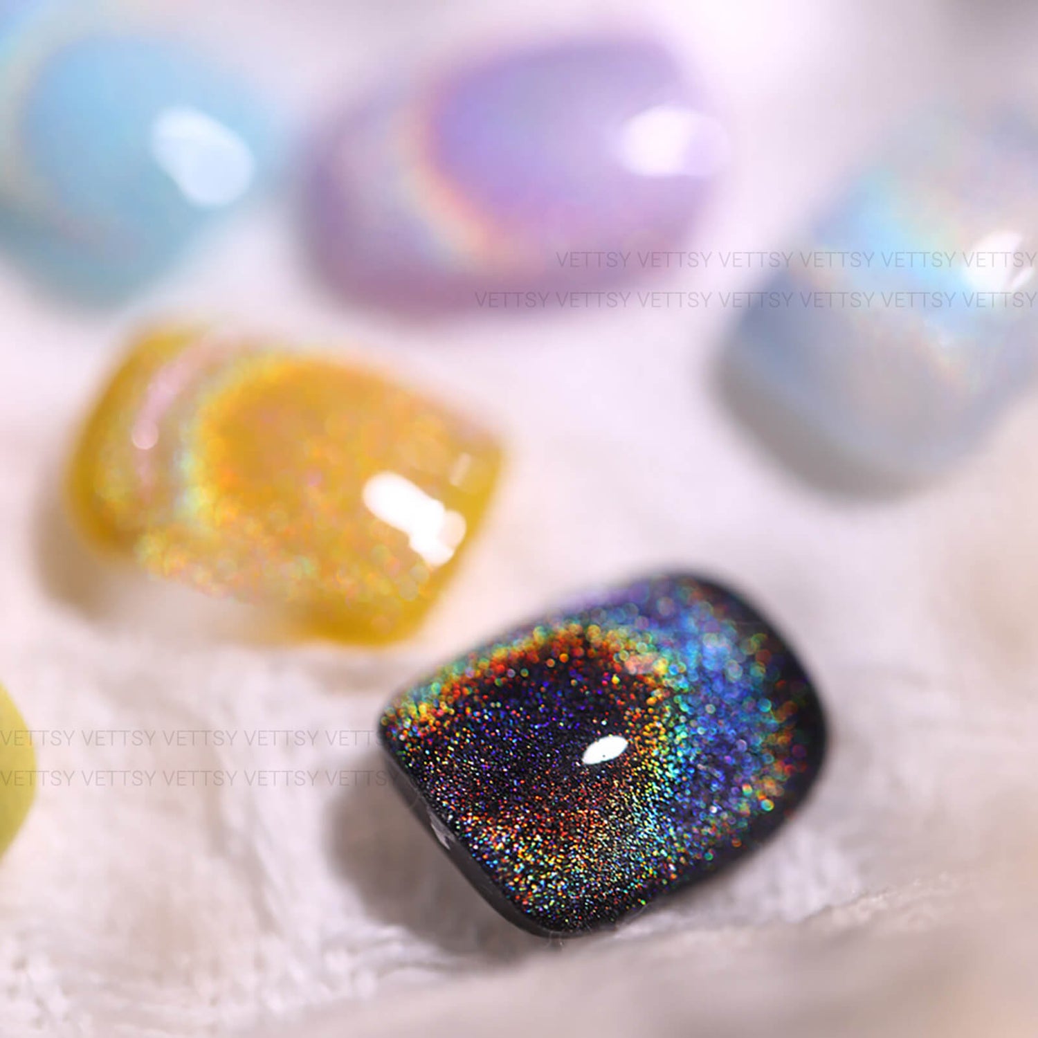 White Iridescent Opal Glitter for Nails, Fairy Dust -  Israel