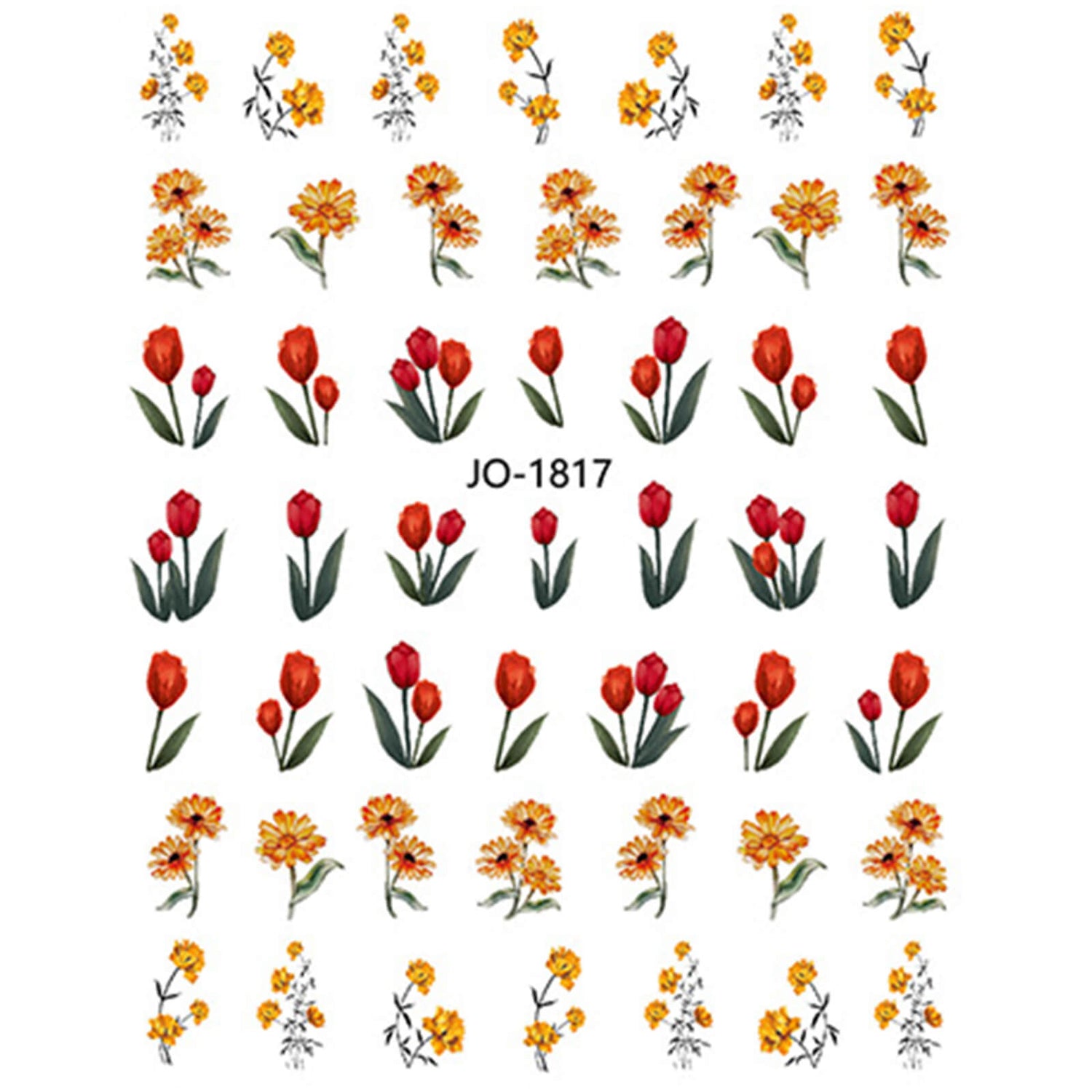 Dried Flowers Stickers Pack