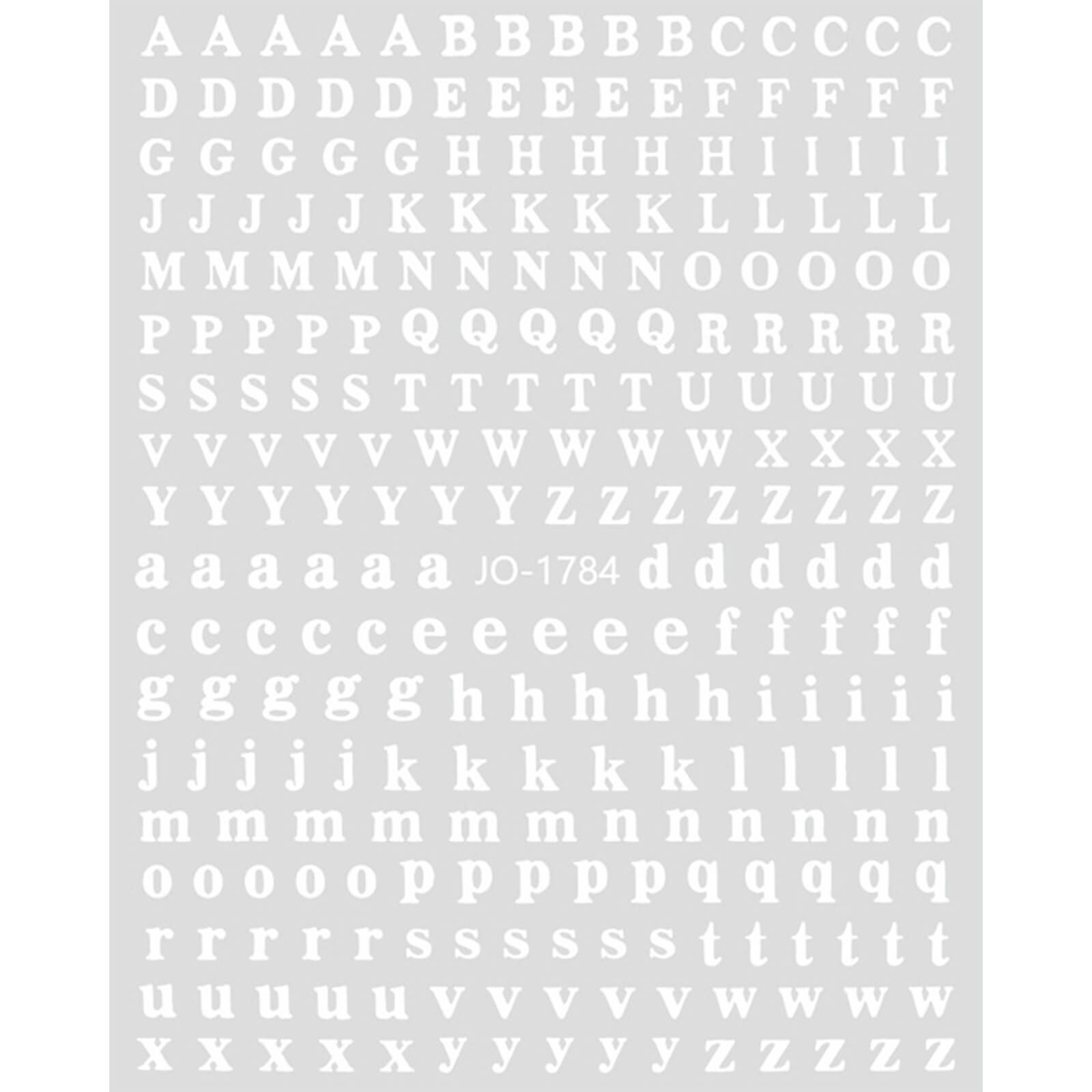     nail-stickers-letter-white