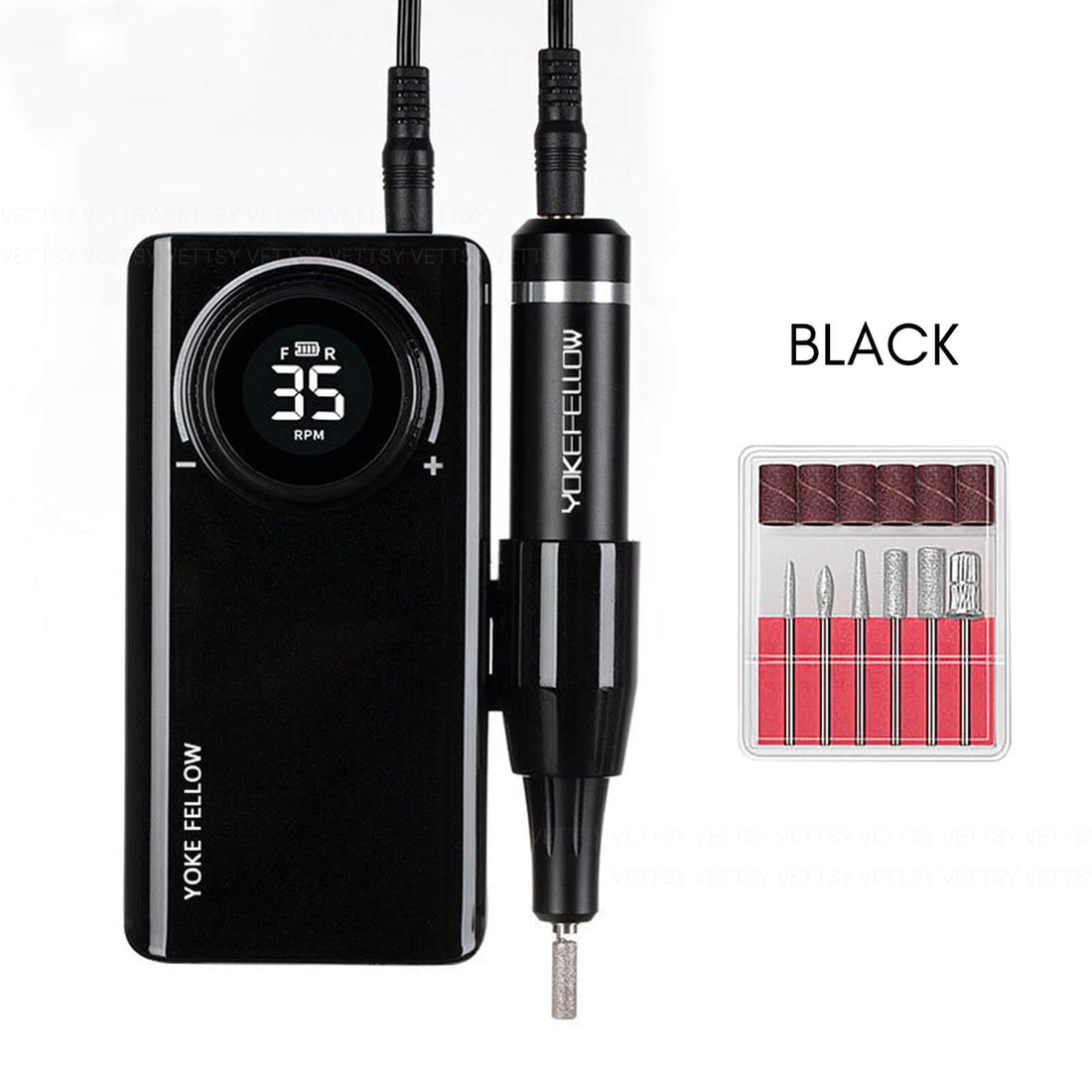 Professional Nail Drill-Black - Vettsy