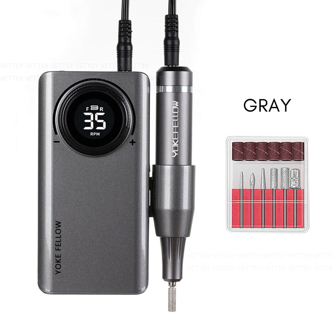 Professional Nail Drill-Gray - Vettsy