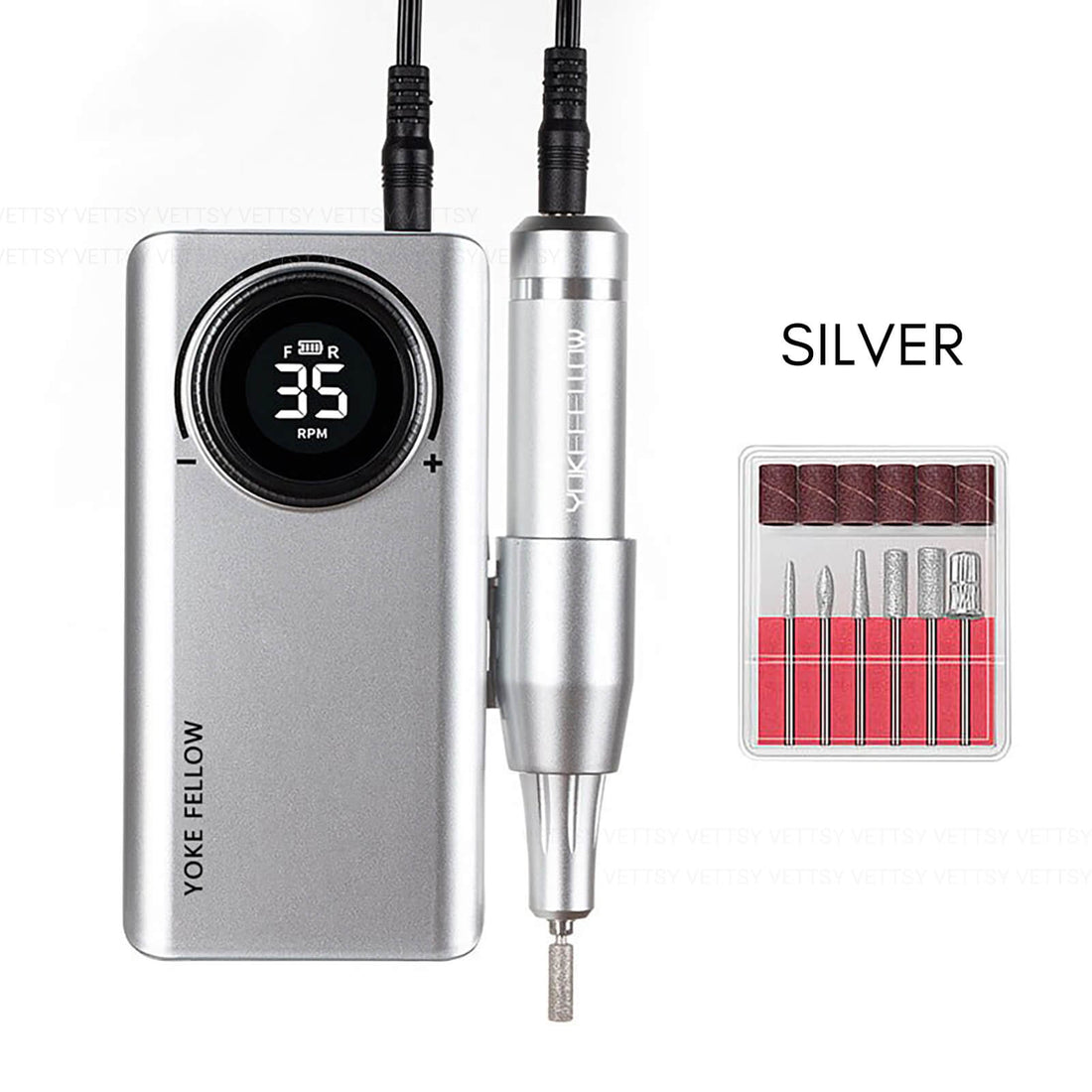 Professional Nail Drill-Silver - Vettsy