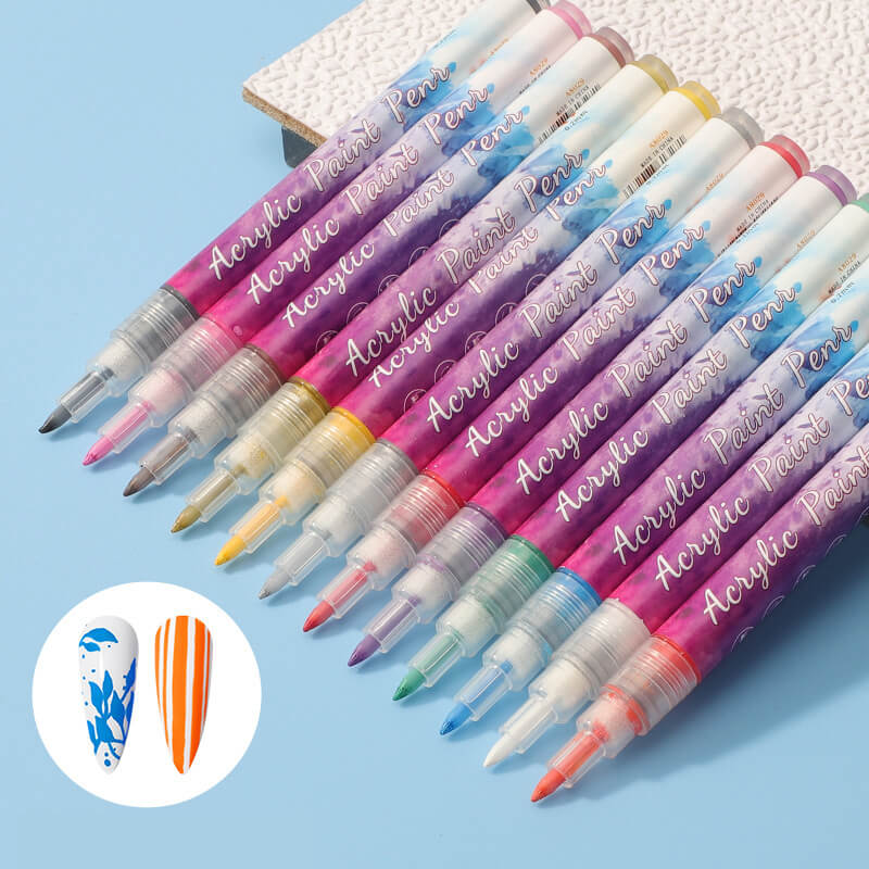 Rainbow Color Acrylic Paint Pen - Vettsy