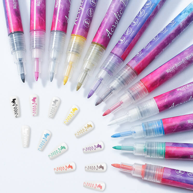Rainbow Color Acrylic Paint Pen - Vettsy