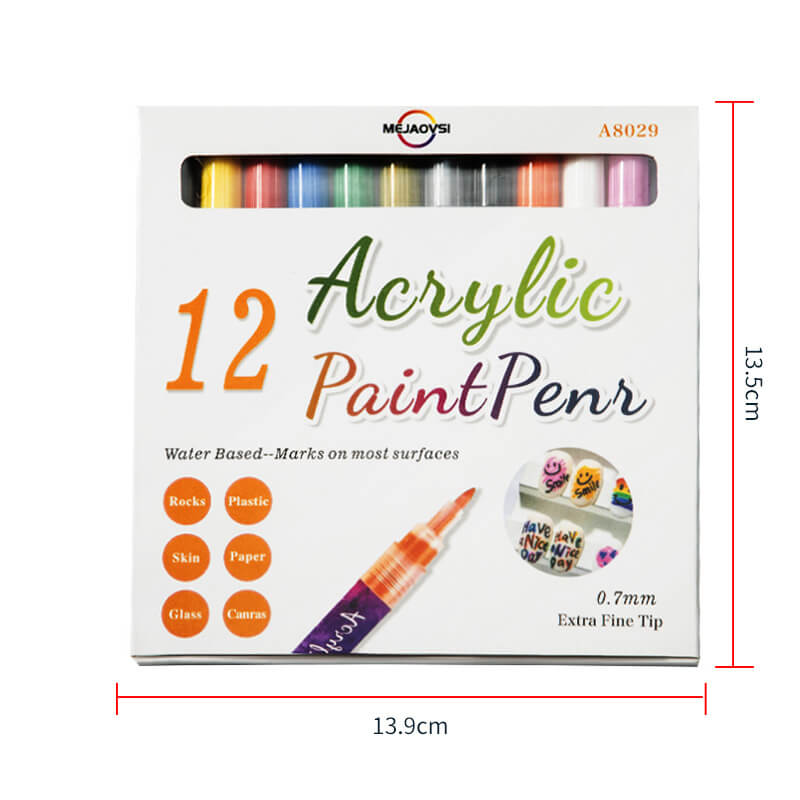 Rainbow Color Acrylic Paint Pen - Vettsy