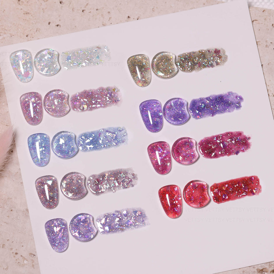 Glitter Gel Nail Polish Vettsy