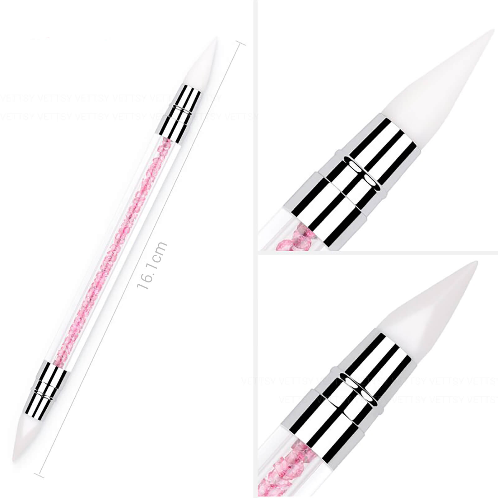 Vettsy Silicone Nail Art Pen Pink