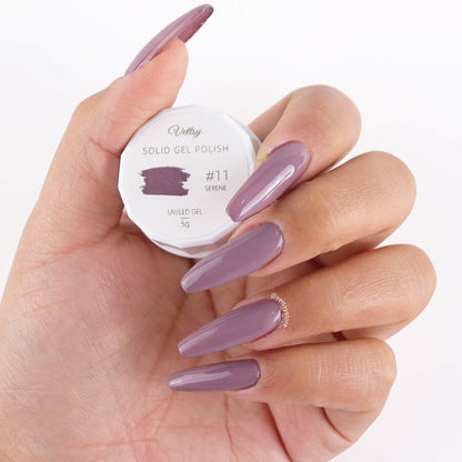 Solid Gel Polish-11 SERENE - Vettsy