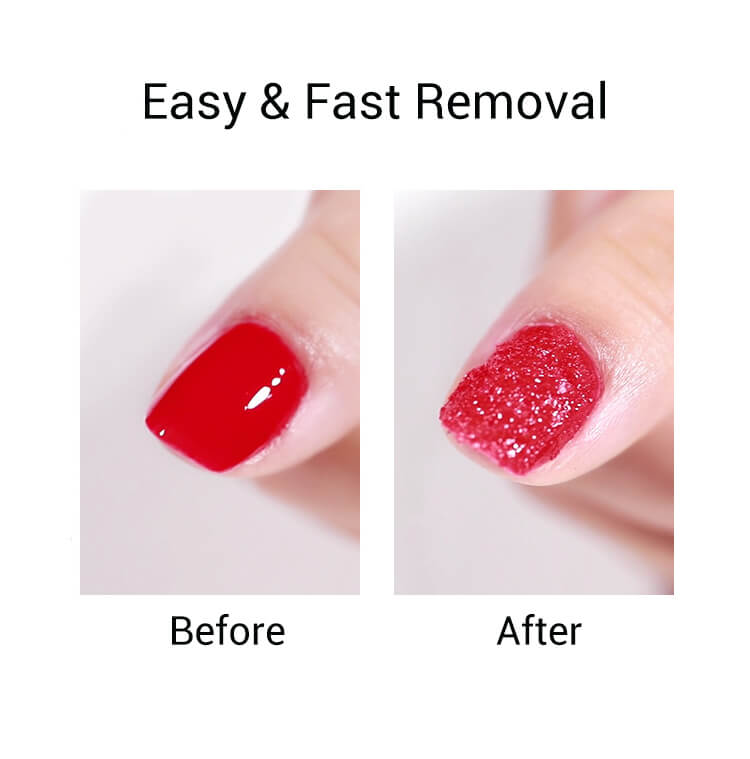Amazon.com: Gel Nail Polish Remover, Professional (3pcs) 2-3 Minutes Easily  & Quickly Removes Soak-Off Gel Polish, Non-Irritating, Don't Hurt Your Nails  15ml